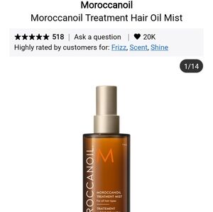 NIB MOROCCANOIL TREATMENT HAIR OIL MIST